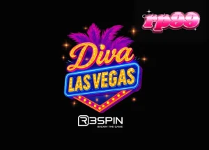 Tampilan visual slot Diva Las Vegas dengan nuansa neon dan panggung kasino.